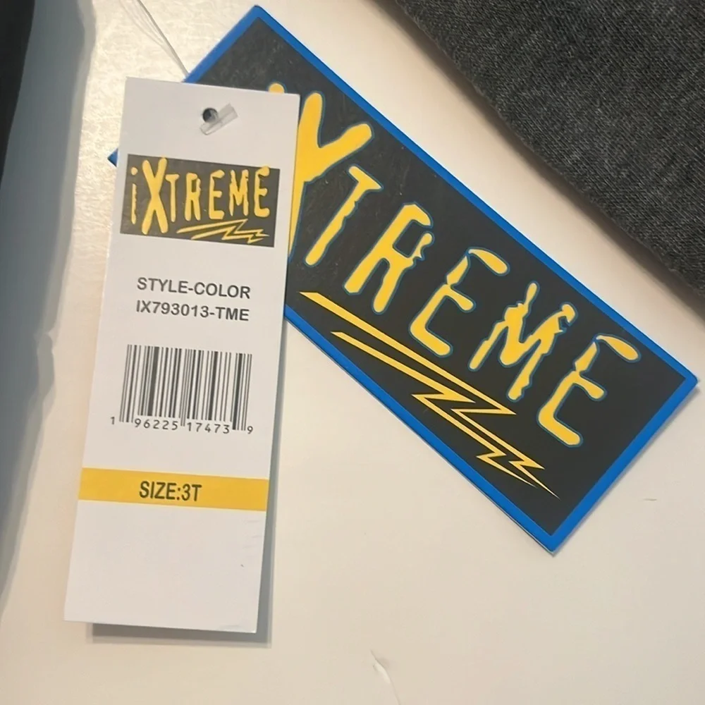 NWT iXtreme Boy's Midweight 2fer Vestee Yellow/Gray/Black Puffer Size 3T - Picture 3 of 10